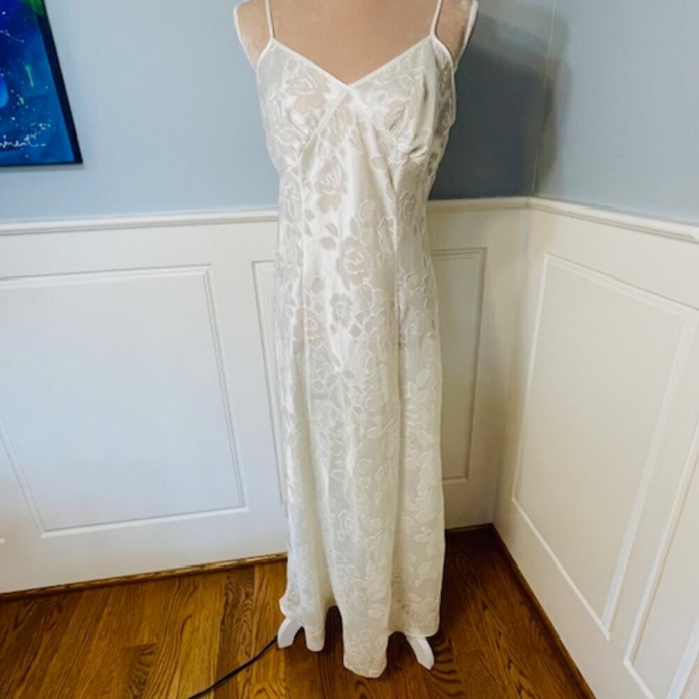 Victoria's Secret White Floral Slip